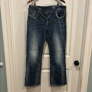 Miss Me Embellished Blue Jeans